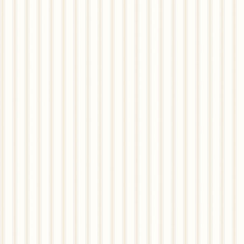 Elegance Chalk Stripe Linen wallpaper by Hoopla Walls, a beige striped design