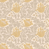 Eden Vol 2 Tulip Trail Ochre wallpaper by Hoopla Walls, a yellow floral design
