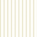 Simply Stripes Ticking Stripe Asparagus wallpaper by Ohpopsi, a green striped design