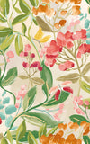Riches of Nature Florence Olive & Amber wallpaper by Ohpopsi, a green floral design