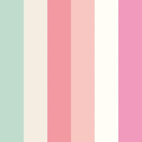 So Stripey Rainbow Bloc Bubblegum Twist wallpaper by Ohpopsi, a pink striped design