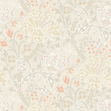 Eden Vol 1 Lily Ogee Natural Stone wallpaper by Hoopla Walls, a neutral damask design