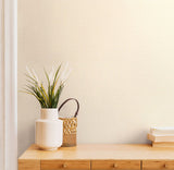 Purity Tiny Ogee Parchment wallpaper by Hoopla Walls shown on a full wall