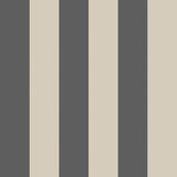 Simply Stripes Bloc Stripe Onyx wallpaper by Ohpopsi, a grey striped design