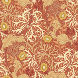 Eden Vol 1 Seaweed Garden Amber wallpaper by Hoopla Walls, an orange leaf design