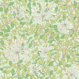 Eden Vol 1 Honeysuckle Leaf Trail Duckegg Blue wallpaper by Hoopla Walls, a blue leaf design