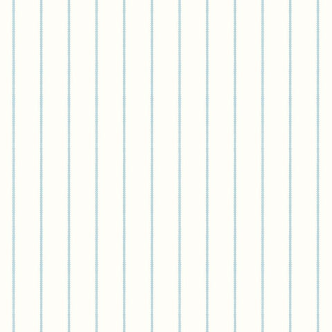 Purity Scallop Stripe Petrol wallpaper by Hoopla Walls, a teal striped design
