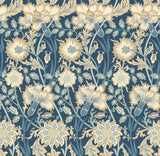Eden Vol 2 Iris Meadow Navy wallpaper by Hoopla Walls, a blue floral design