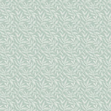 Riches of Nature Dotty Leaf Seafoam wallpaper by Ohpopsi, a green leaf design