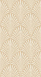 Elegance Leaf Fan Gold wallpaper by Hoopla Walls, a gold leaf design