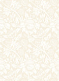 Elegance Damask Trail Linen wallpaper by Hoopla Walls, a beige damask design