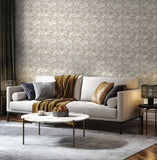 Eden Vol 2 Cotswold Trail Dove Grey wallpaper by Hoopla Walls shown on a full wall