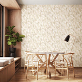Hanashi Maku Seashell wallpaper by Ohpopsi shown on a full wall