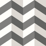 So Stripey Illusion Chevron Blackboard wallpaper by Ohpopsi, a grey striped design