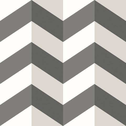 So Stripey Illusion Chevron Blackboard wallpaper by Ohpopsi, a grey striped design