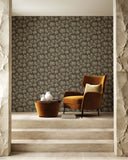 Hanashi Shizu Sable Mix wallpaper by Ohpopsi shown on a full wall