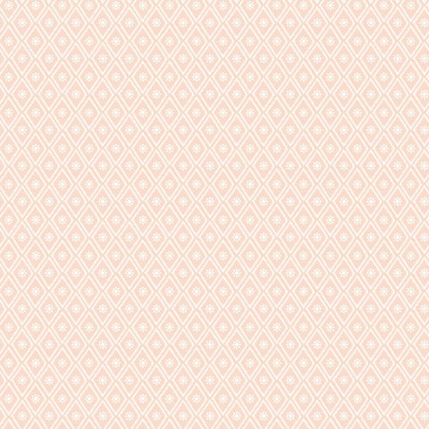 Purity Ditsy Diamond Blush wallpaper by Hoopla Walls, a pink geometric design