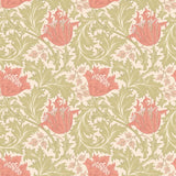 Eden Vol 2 Tulip Trail Coral wallpaper by Hoopla Walls, a coral floral design