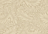 Elegance Leaf Vine Straw wallpaper by Hoopla Walls, a yellow leaf design