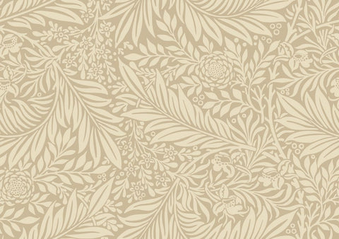 Elegance Leaf Vine Straw wallpaper by Hoopla Walls, a yellow leaf design