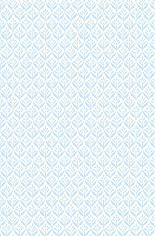Purity Mini Leaf Sky wallpaper by Hoopla Walls, a blue leaf design