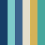 So Stripey Rainbow Bloc Cobolt Mix wallpaper by Ohpopsi, a blue striped design