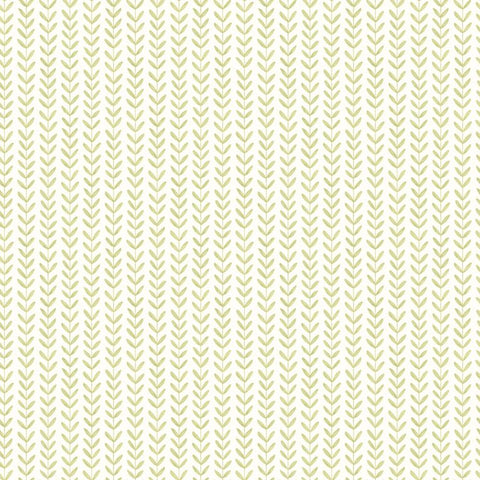 Elegance Ditsy Leaf Stripe Apple wallpaper by Hoopla Walls, a green leaf design