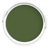 Tin of Pepper Tree dark green eco paint