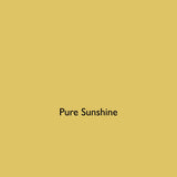 Pure Sunshine bold yellow eco paint colour tile