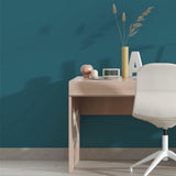 Room painted in Rainforest Teal teal eco paint