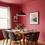 Room painted in Red Clover red eco paint