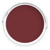 Tin of Secret Cinema burgundy eco paint