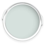 Tin of Serenity pale duck egg blue eco paint