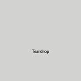 Teardrop mid grey eco paint colour tile