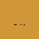 The Colonel mustard yellow eco paint colour tile