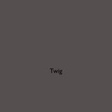 Twig warm dark brown eco paint colour tile