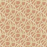 OHPOPSI Laid Bare Wallpaper Twisted Geo Colourway Ginger Full Wall Image