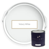 Two tins of Victory White white eco paint from Victory Colours