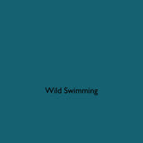 Wild Swimming deep teal eco paint colour tile