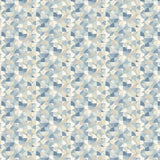 OHPOPSI Laid Bare Wallpaper Orb Colourway Copenhagen Blue Full Wall Image