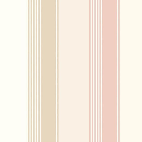 OHPOPSI Laid Bare Wallpaper Multi Stripe Colourway Putty Mix Tile Image