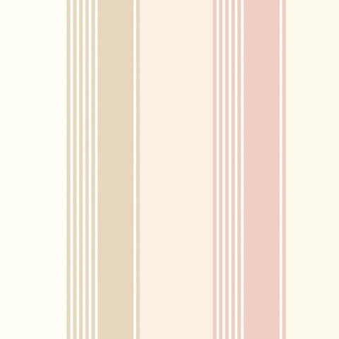 OHPOPSI Laid Bare Wallpaper Multi Stripe Colourway Putty Mix Tile Image