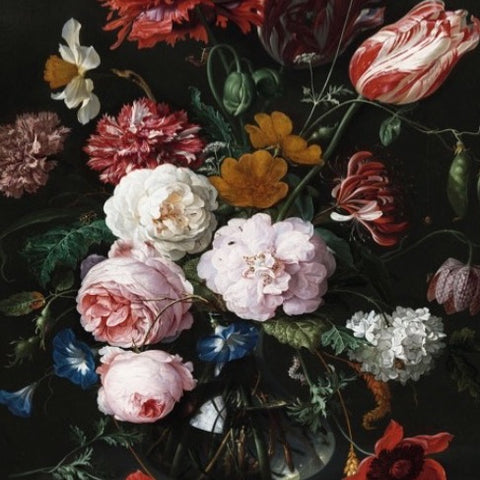 Vase of Flowers Mural De Heem Wall Art