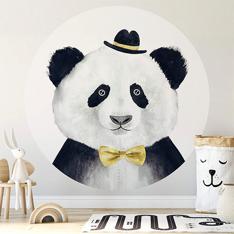 Wall Mural | Cuddly Panda 5529 Round