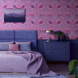 Alice Tea Rose Olenka Design Wallpaper Bedroom Image