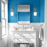 Alpine Forget Me Not No.122 blue eco paint bathroom image