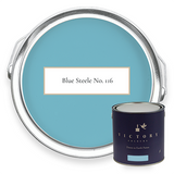 Blue Steele No. 116 pale blue eco paint tin image