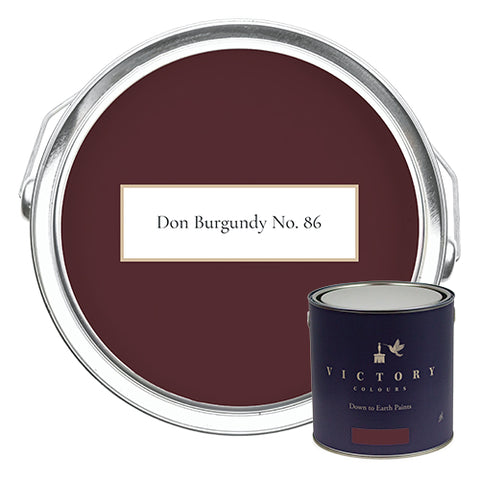 Don Burgundy No. 86 , Burgundy Eco Paint Tin Image