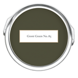 Groni Green Deep Khaki Green Eco Wall Paint At Victory Colours Paint Tin view