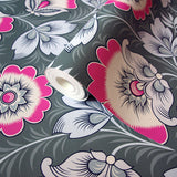 Neva Pink and grey wallpaper by Olenka Design close up roll image